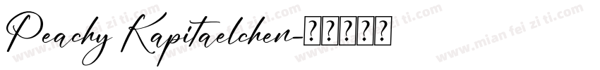 Peachy Kapitaelchen字体转换